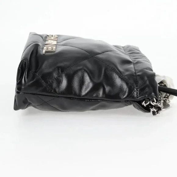 CHANEL Chanel 22 Small Matelasse Chain Bag Lamb Skin 2way Black CC Auth BA1051SM - Picture 5 of 15